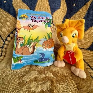 Land before time book and Cera plush